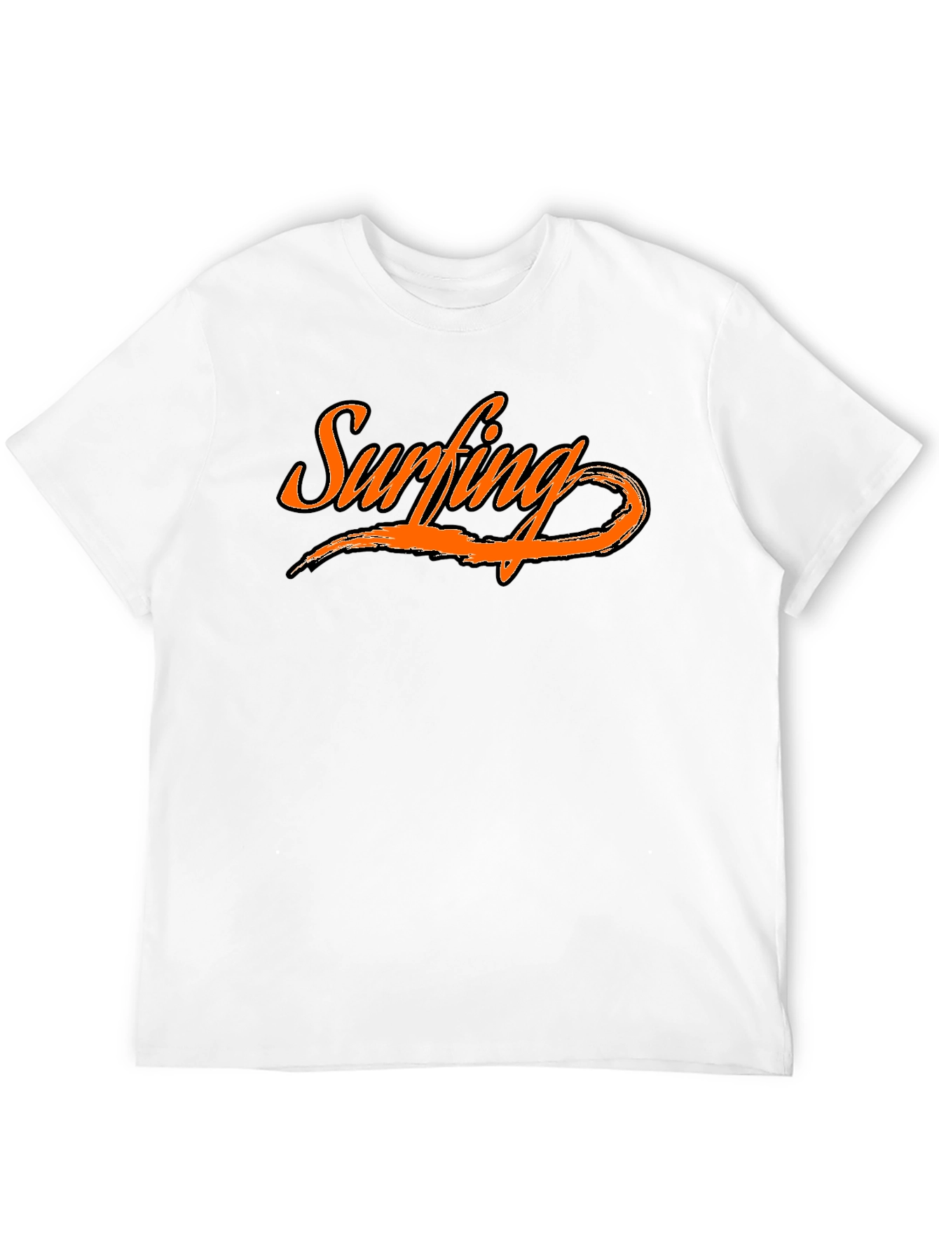 Surfing Graphic Tee - Black