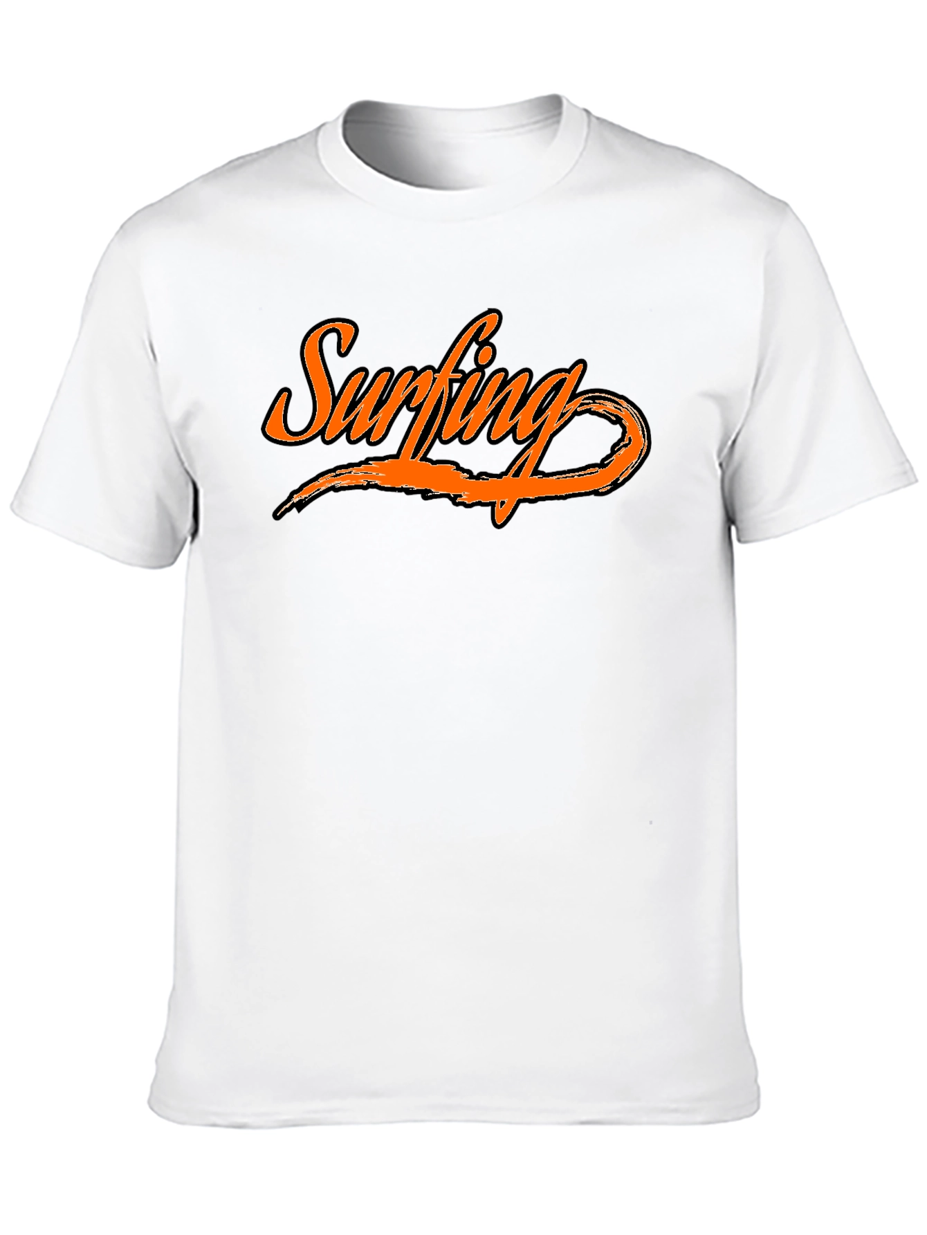 Surfing Graphic Tee - Black