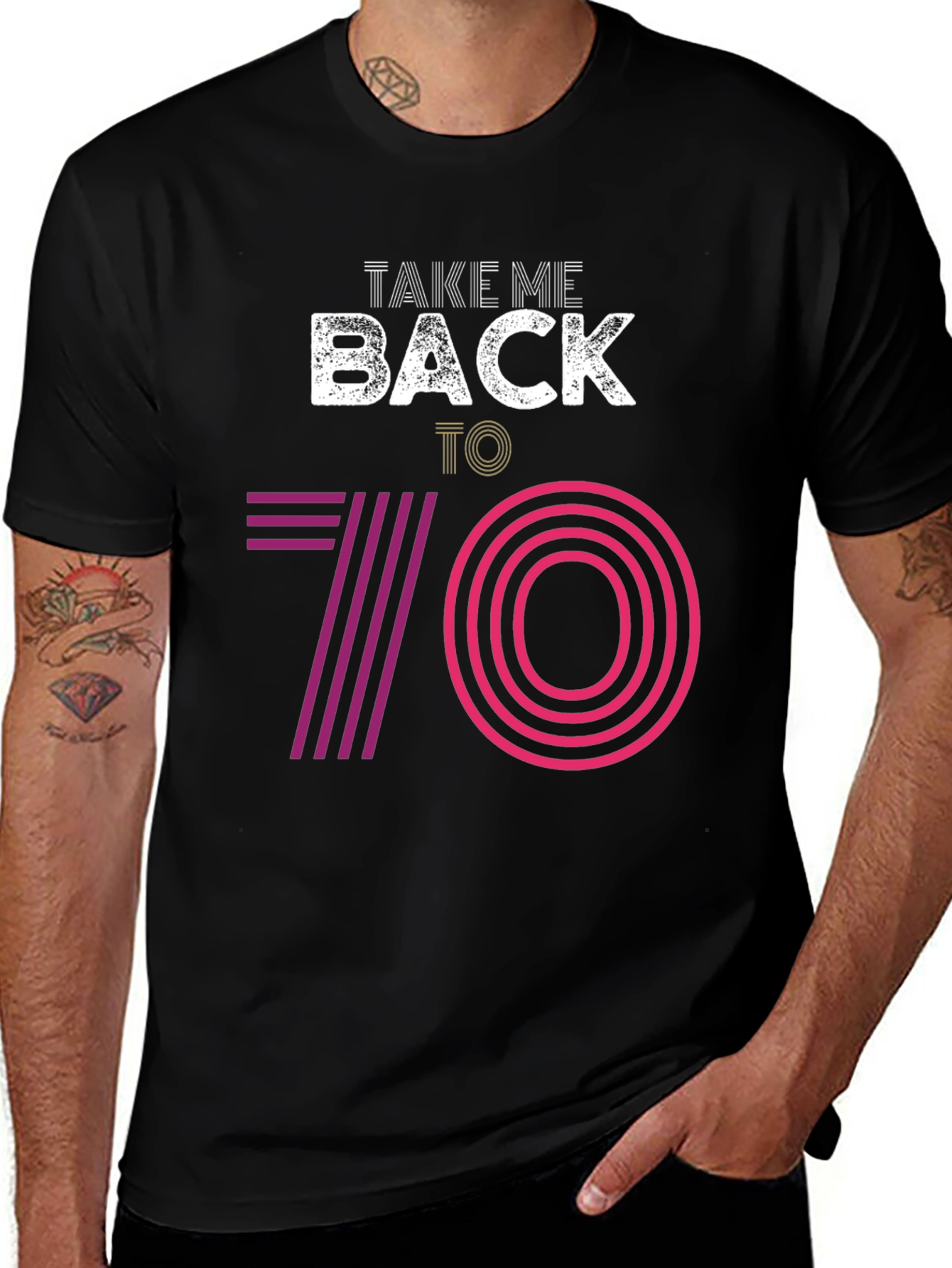 Retro 70s Style T-Shirt