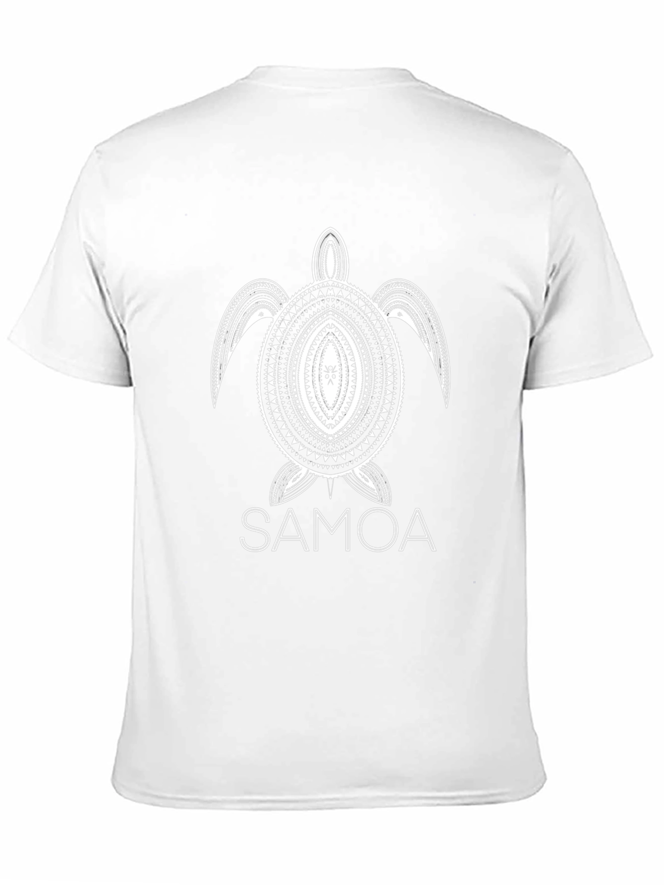 Samoa Tribal Turtle Graphic T-Shirt