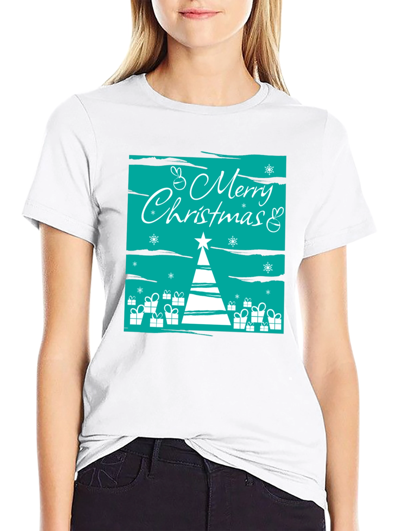 Festive Christmas Graphic Tee - Holiday Cheer