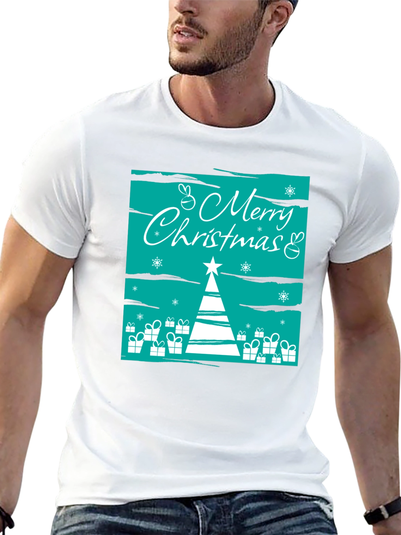 Festive Christmas Graphic Tee - Holiday Cheer