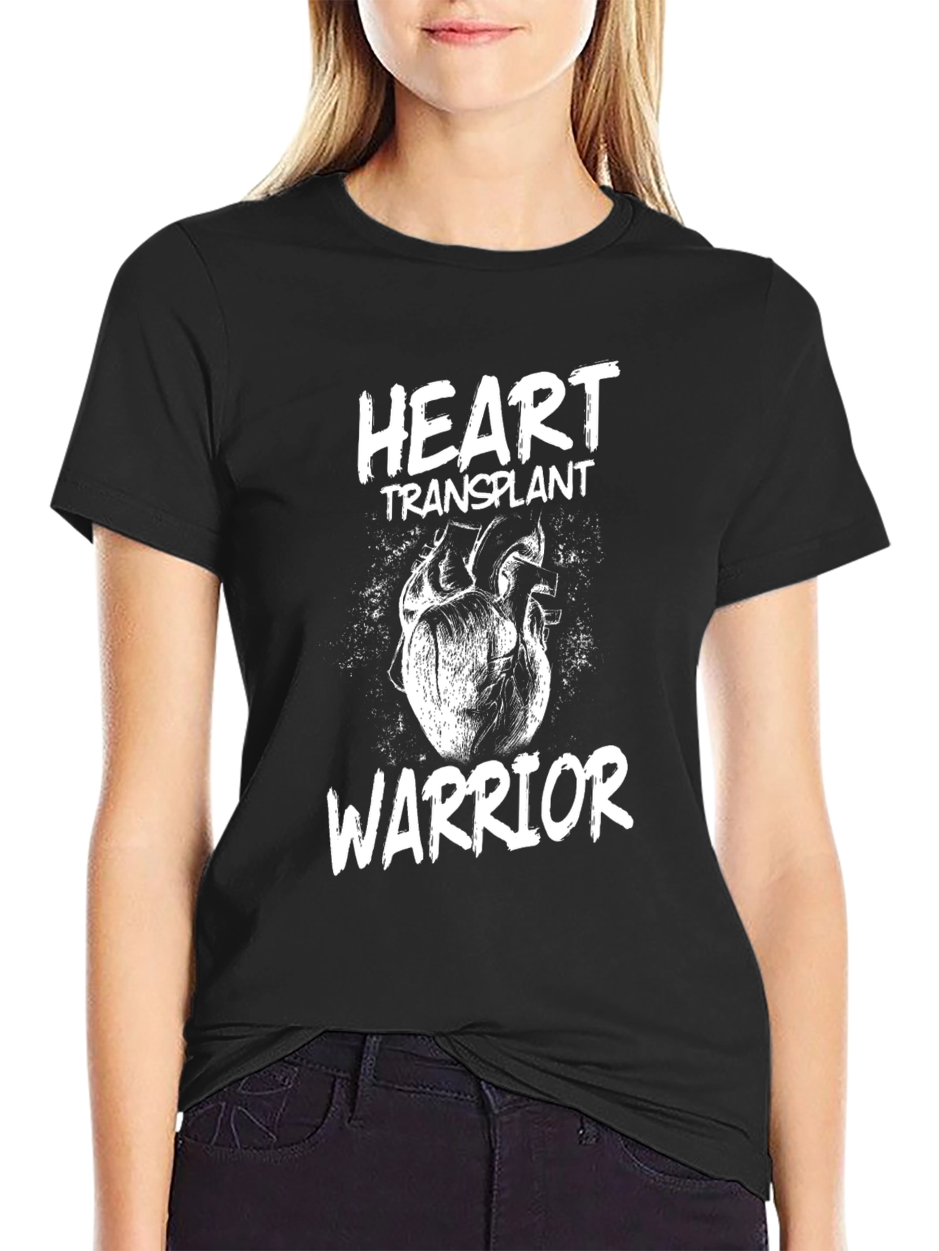 Heart Transplant Warrior Graphic T-Shirt