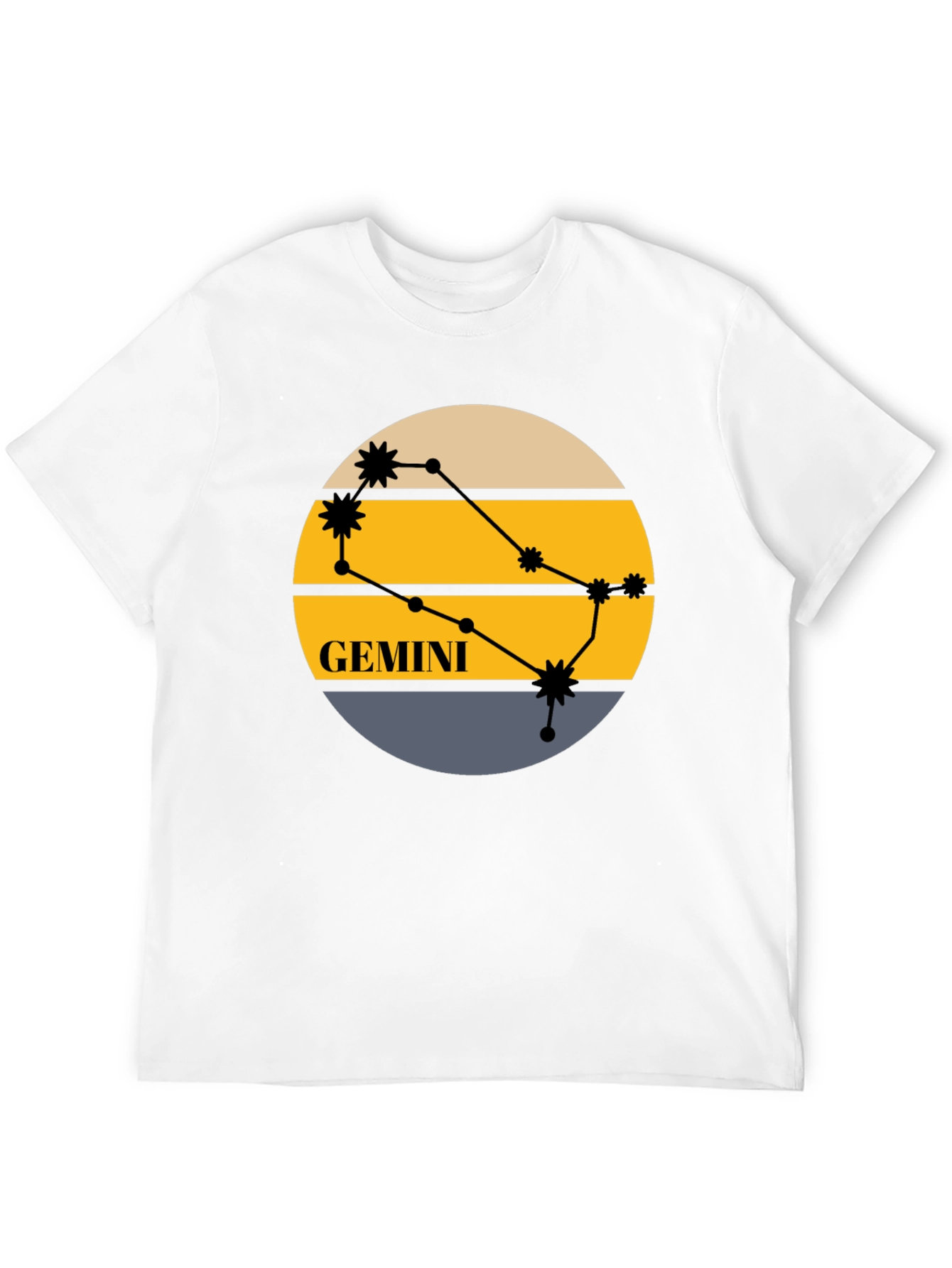 Gemini Constellation Graphic T-Shirt