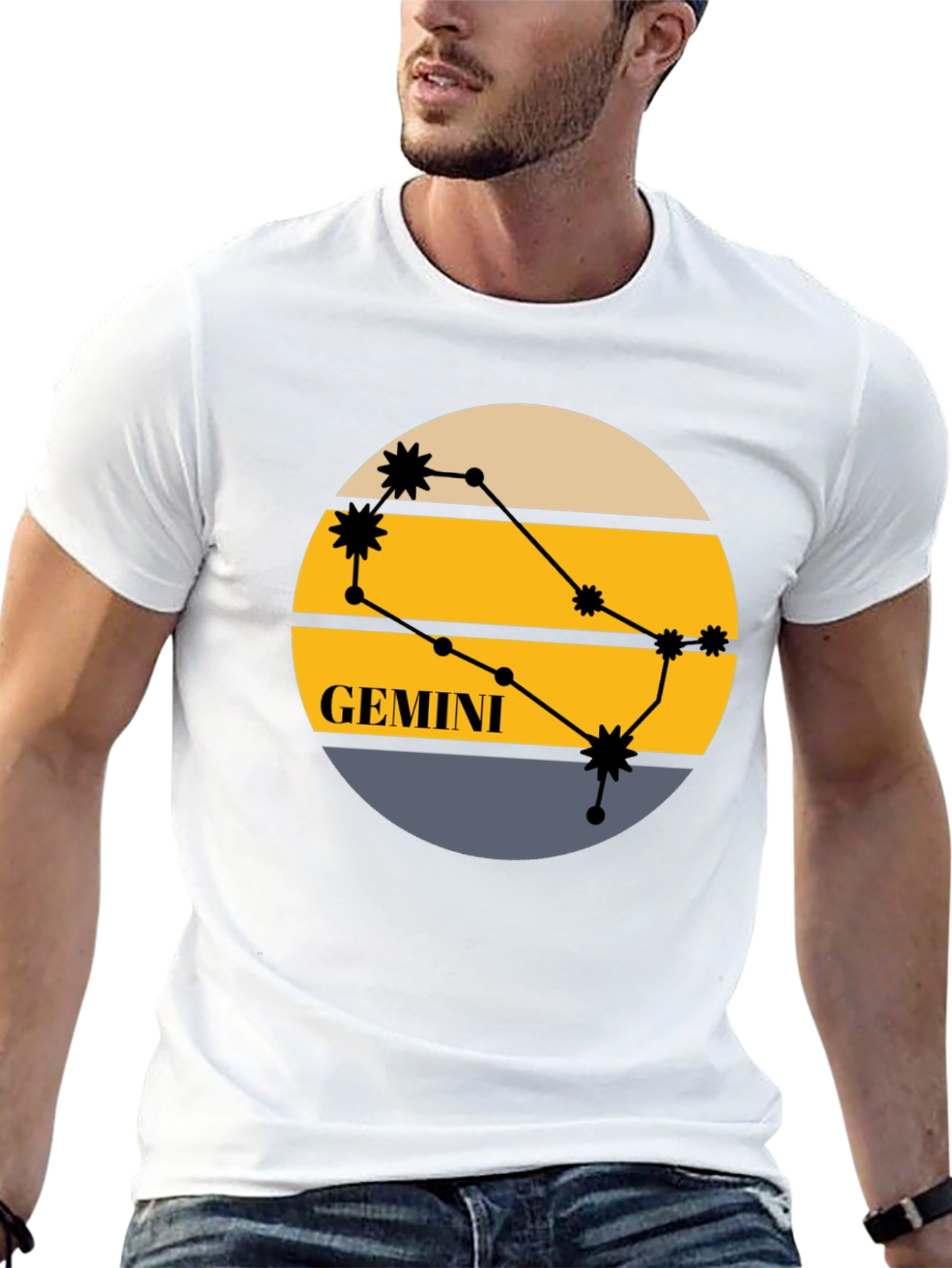 Gemini Constellation Graphic T-Shirt