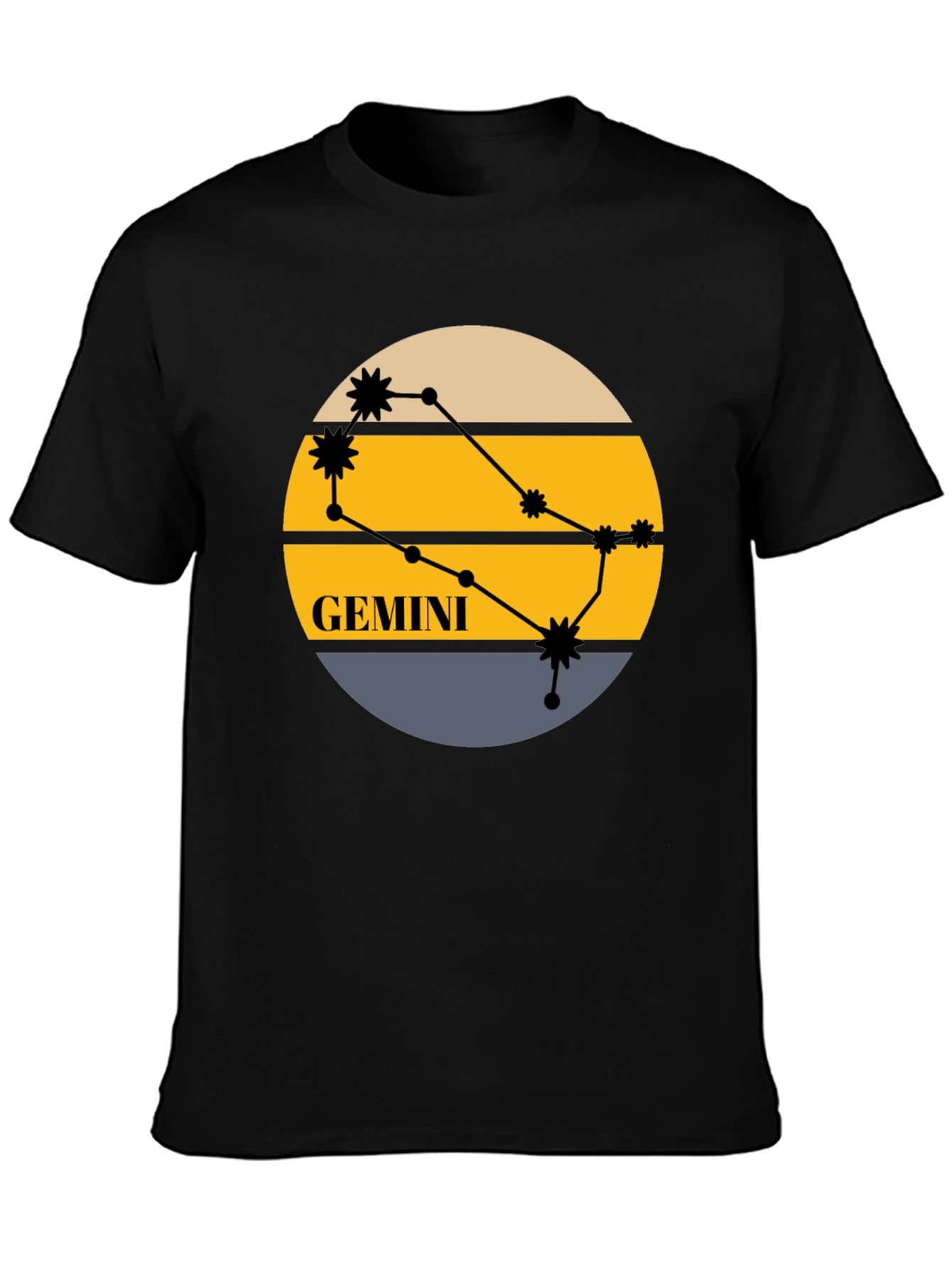 Gemini Constellation Graphic T-Shirt