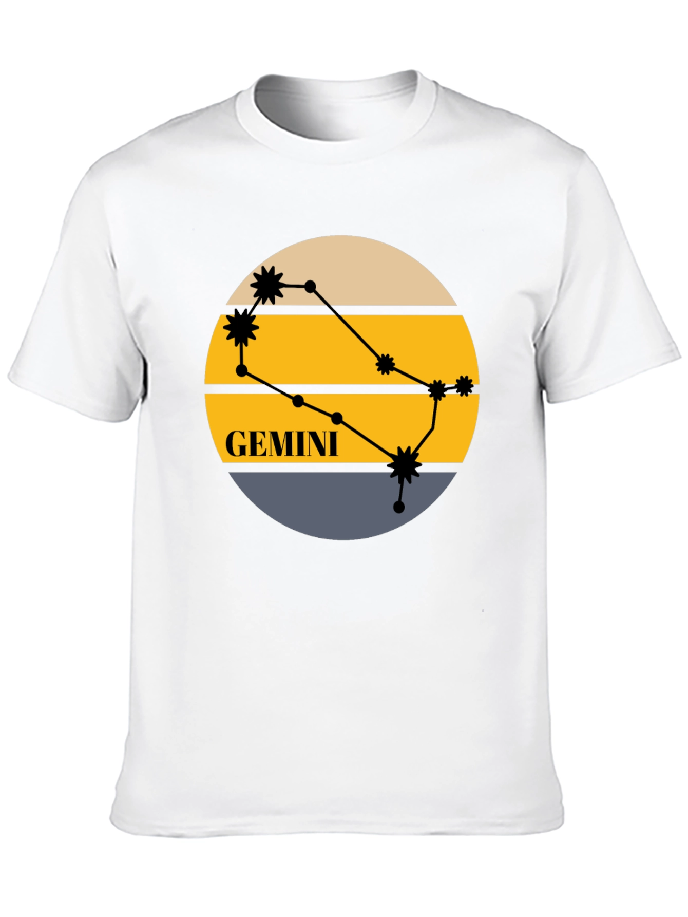 Gemini Constellation Graphic T-Shirt