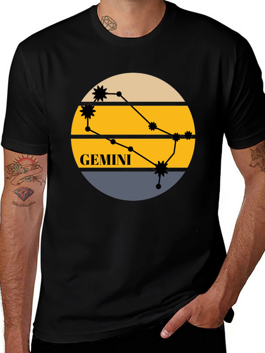 Gemini Constellation Graphic T-Shirt
