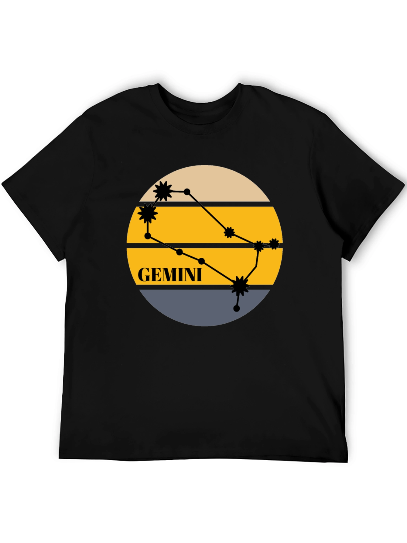 Gemini Constellation Graphic T-Shirt