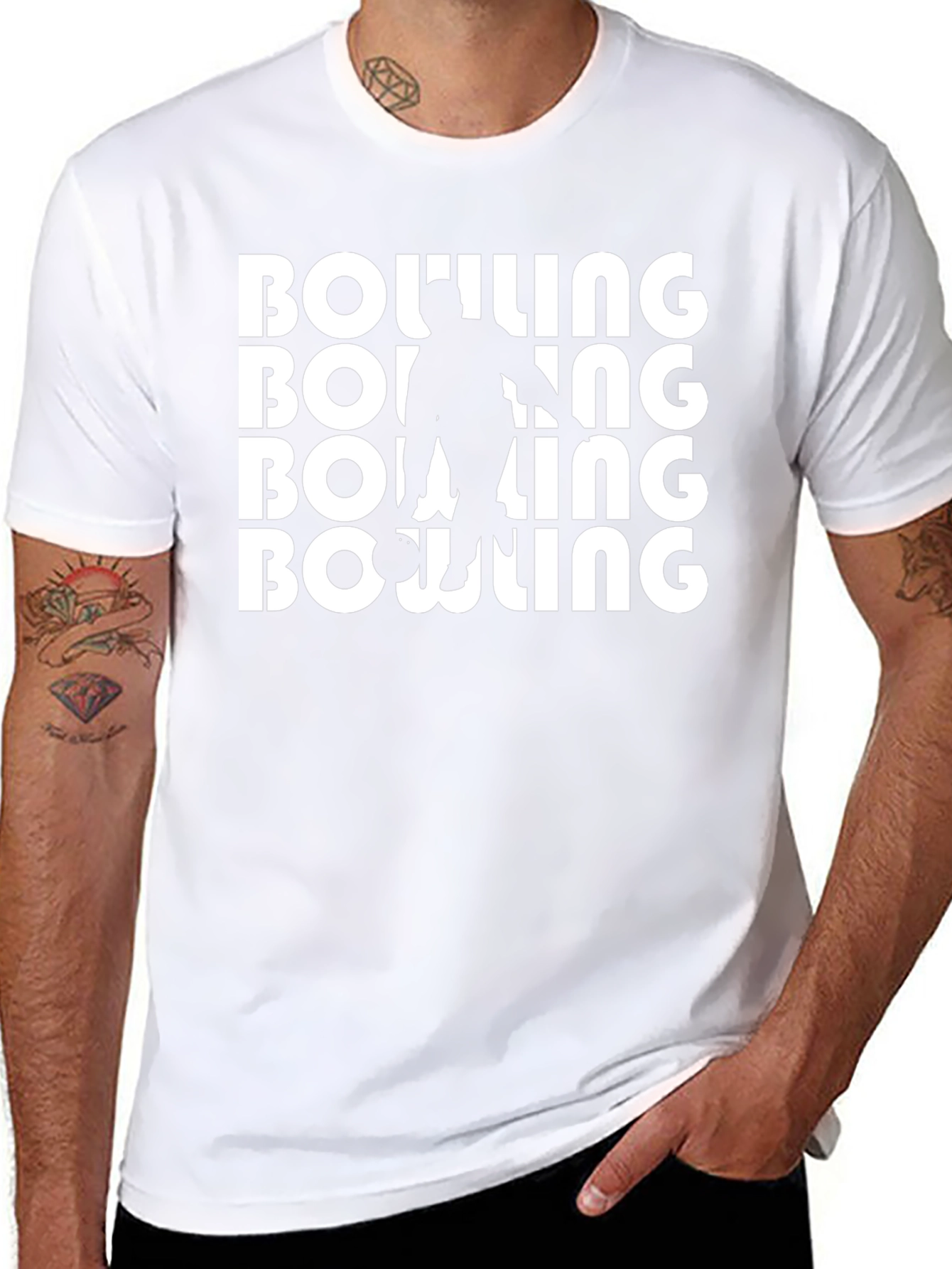 Bowling Graphic Tee - Strike Style!