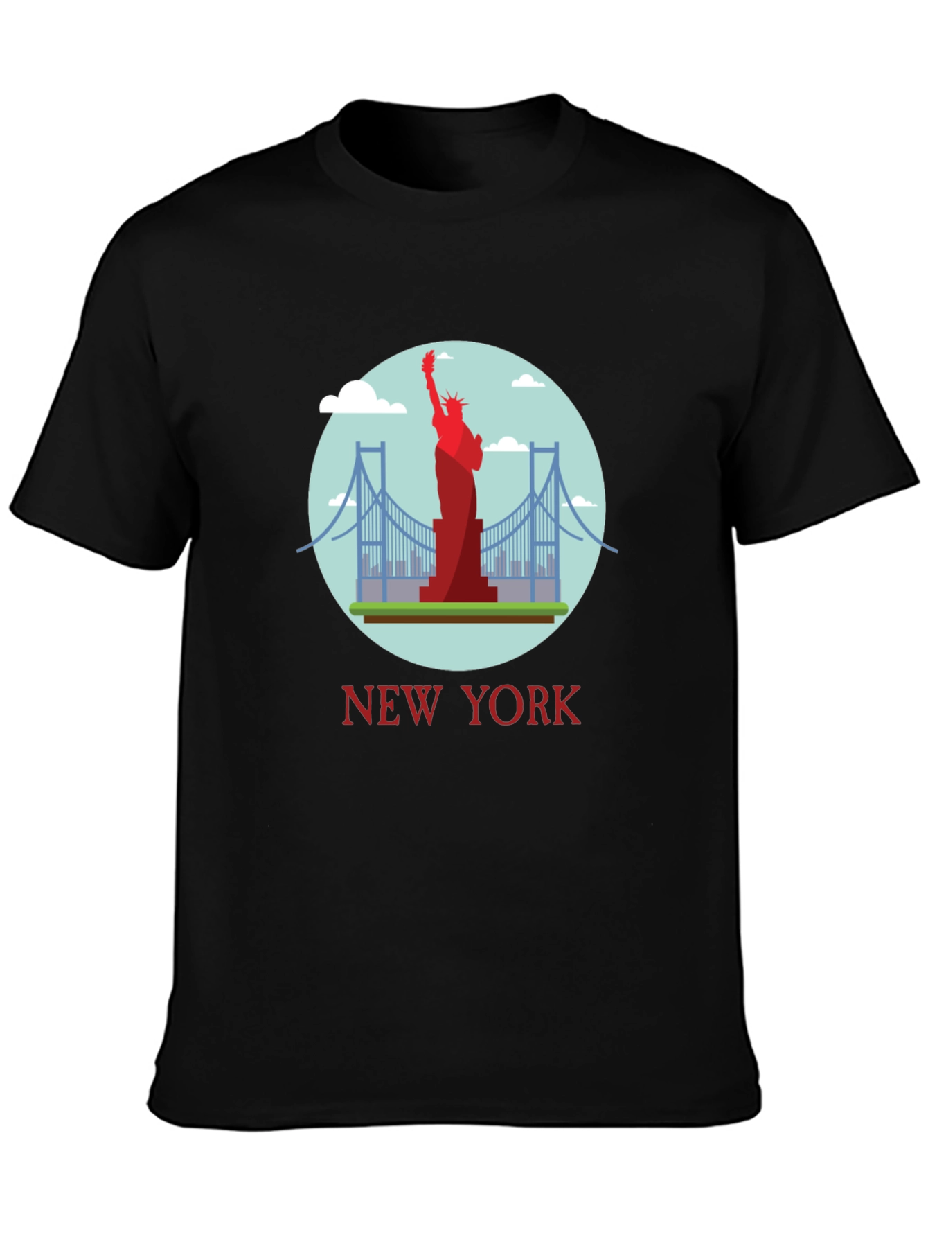 New York Statue of Liberty Graphic T-Shirt