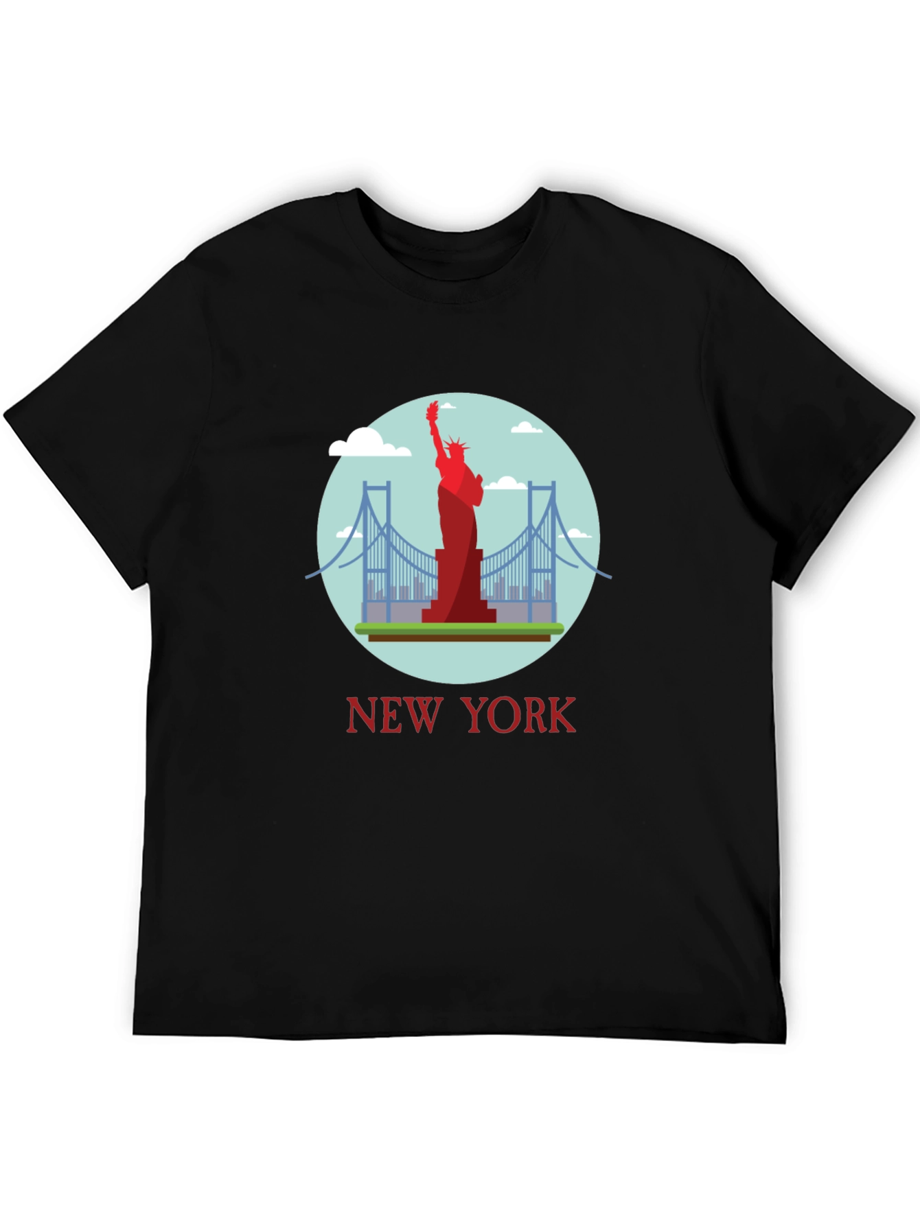 New York Statue of Liberty Graphic T-Shirt