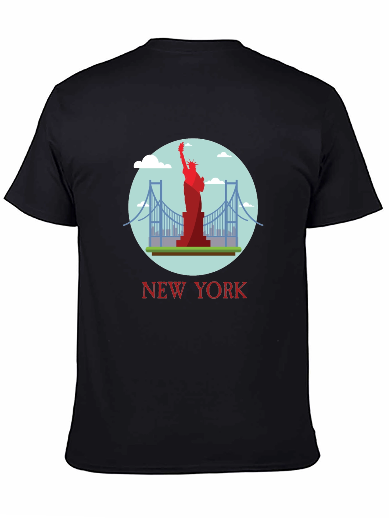 New York Statue of Liberty Graphic T-Shirt