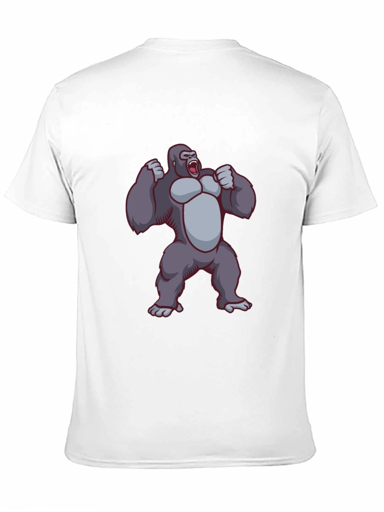 Gorilla Graphic Tee - Black Crew Neck T-Shirt