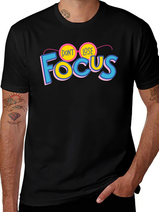 Dont Lose Focus Graphic Tee - Mens Black T-Shirt