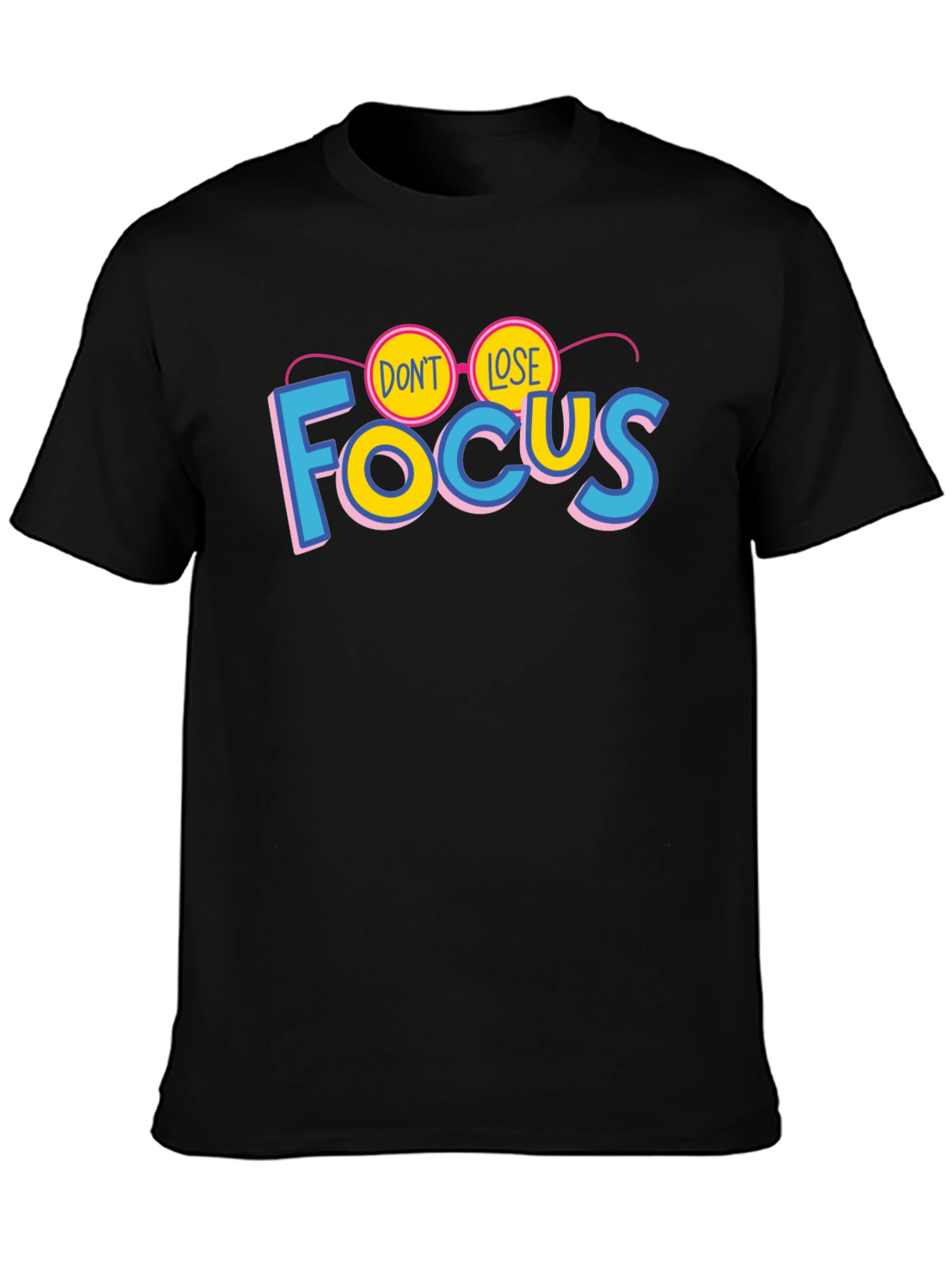 Dont Lose Focus Graphic Tee - Mens Black T-Shirt