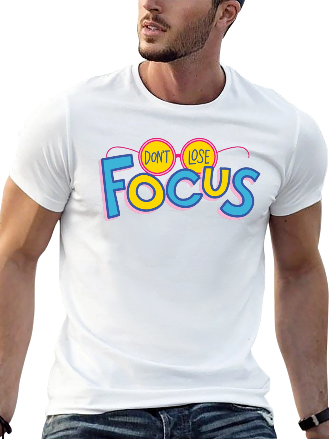 Dont Lose Focus Graphic Tee - Mens Black T-Shirt