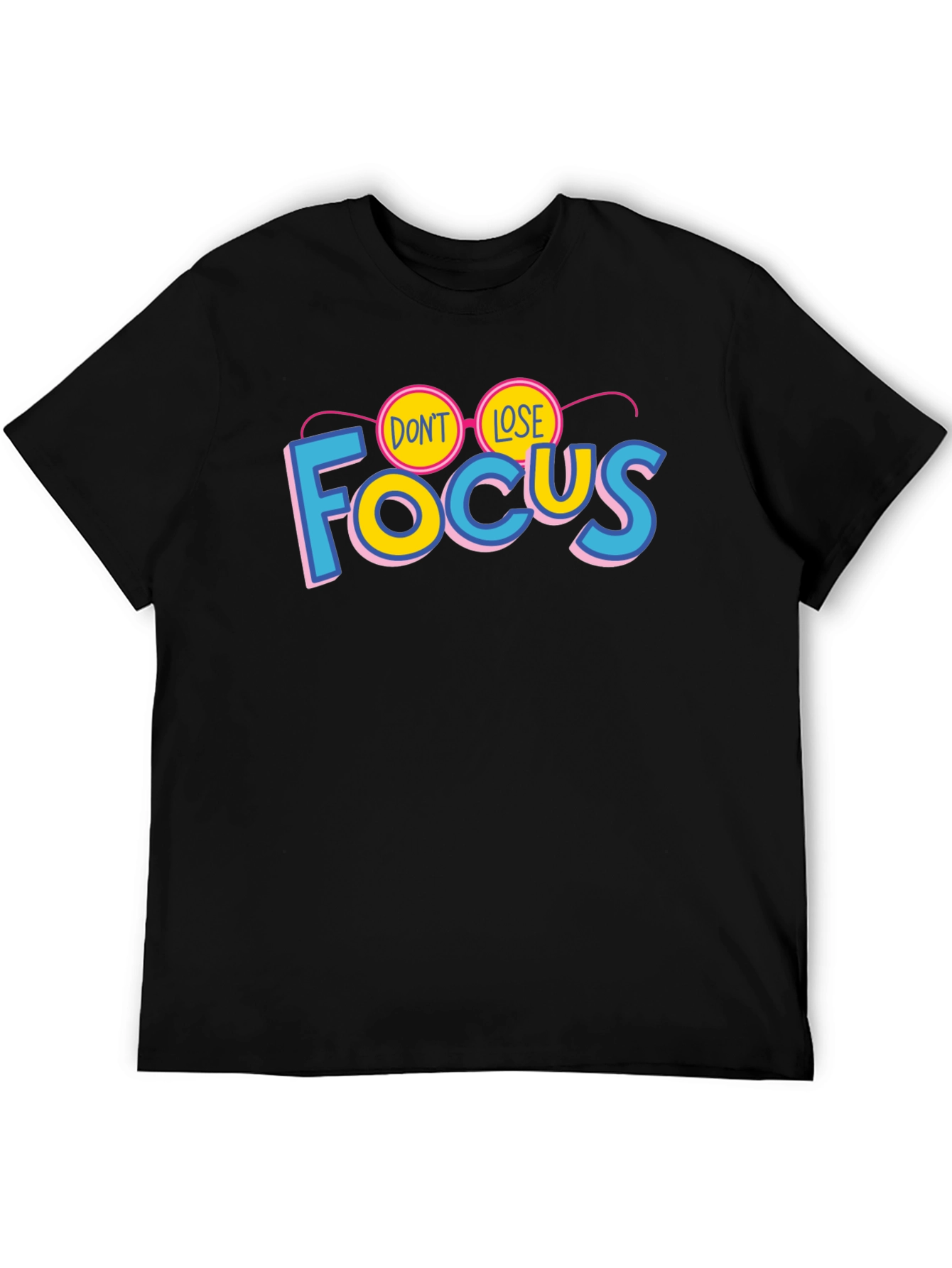 Dont Lose Focus Graphic Tee - Mens Black T-Shirt