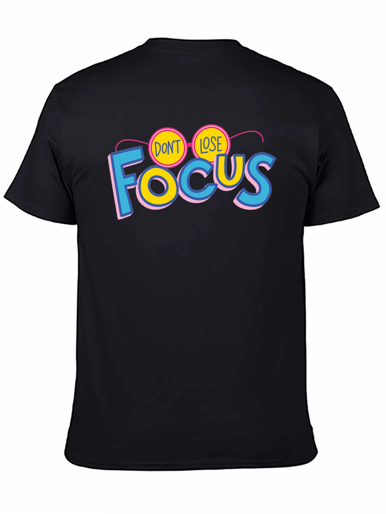 Dont Lose Focus Graphic Tee - Mens Black T-Shirt