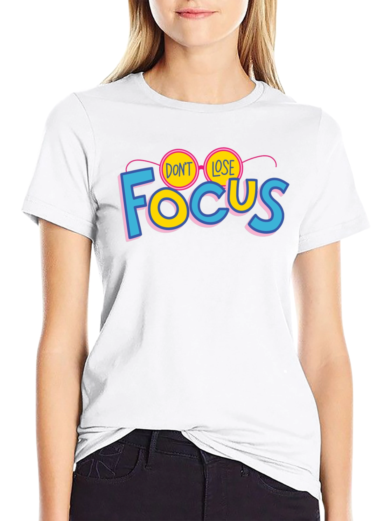 Dont Lose Focus Graphic Tee - Mens Black T-Shirt