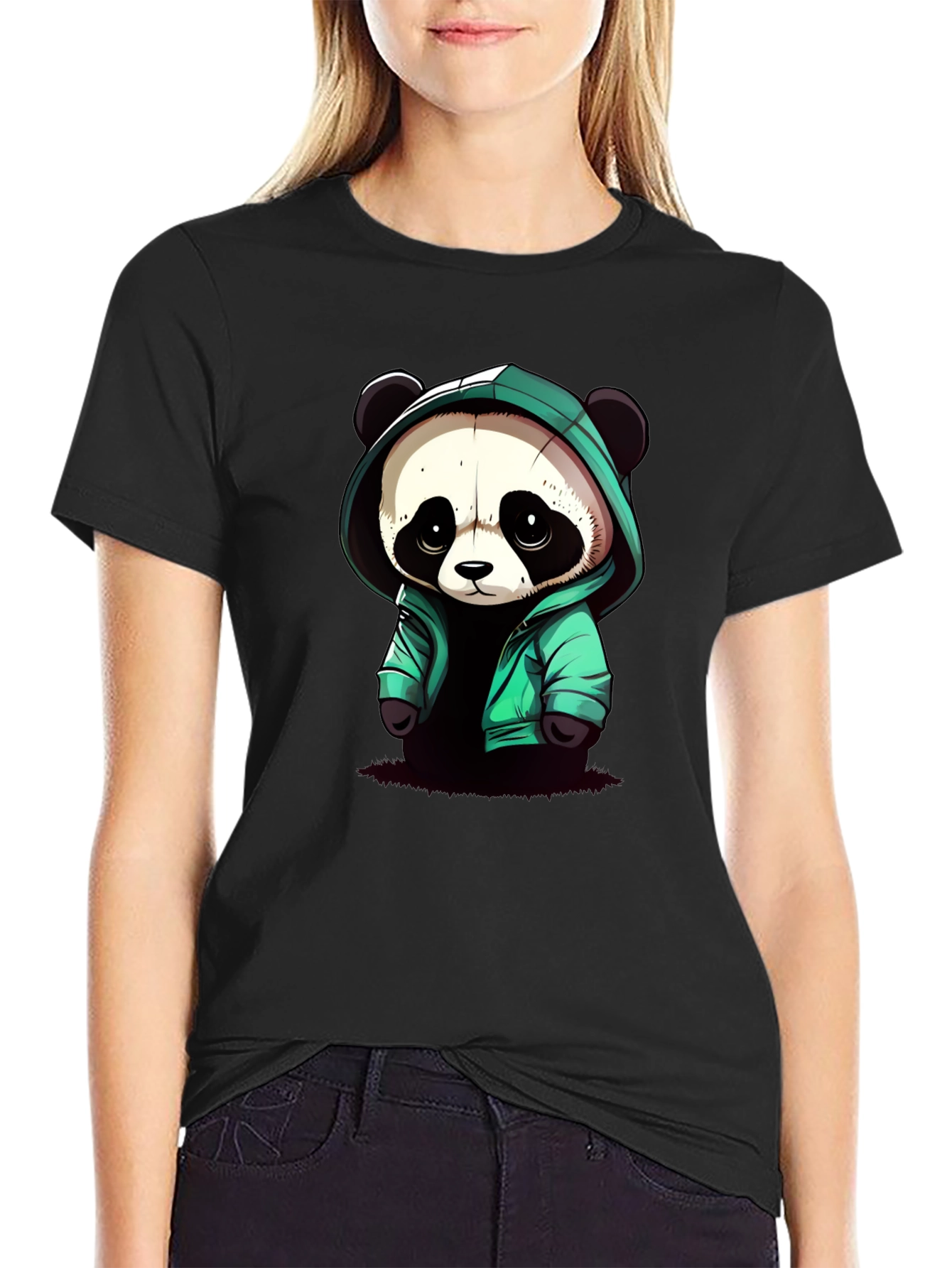 Panda Graphic Tee - Cool Cartoon Style