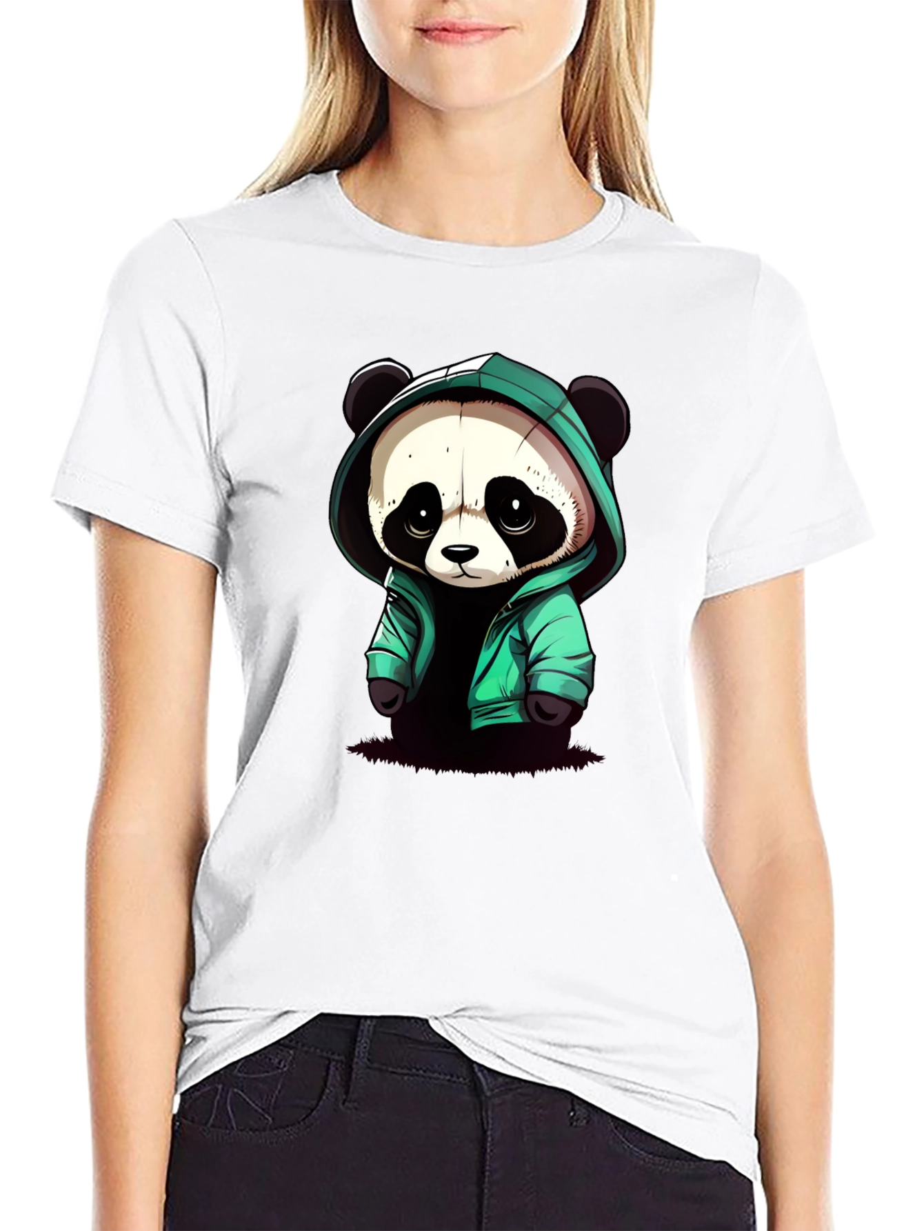 Panda Graphic Tee - Cool Cartoon Style