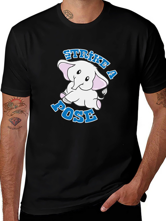 Strike a Pose Elephant Graphic Tee