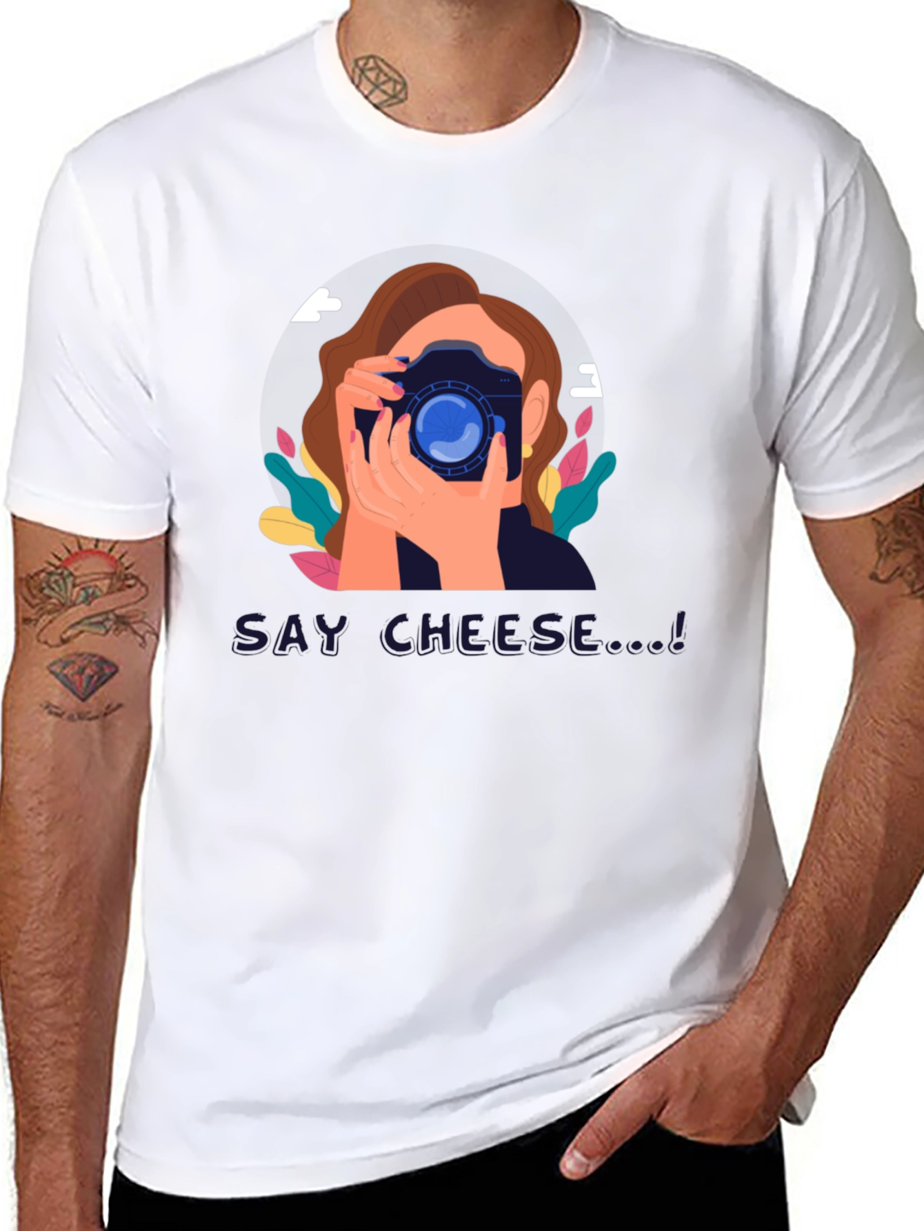Say Cheese Graphic T-Shirt