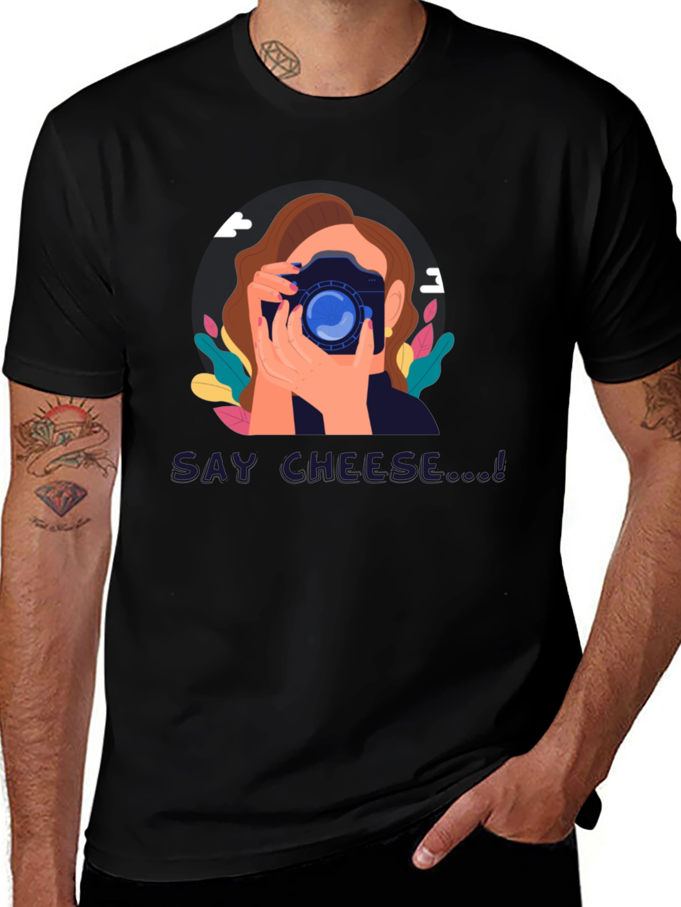Say Cheese Graphic T-Shirt