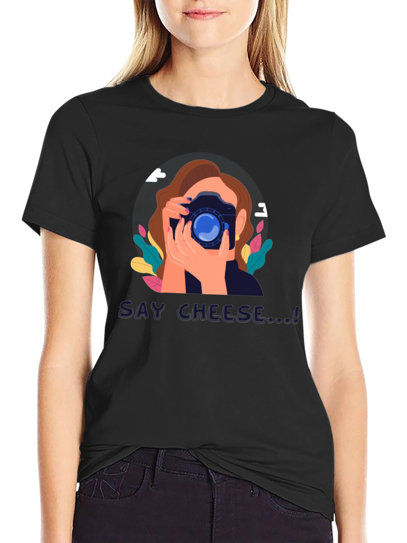 Say Cheese Graphic T-Shirt