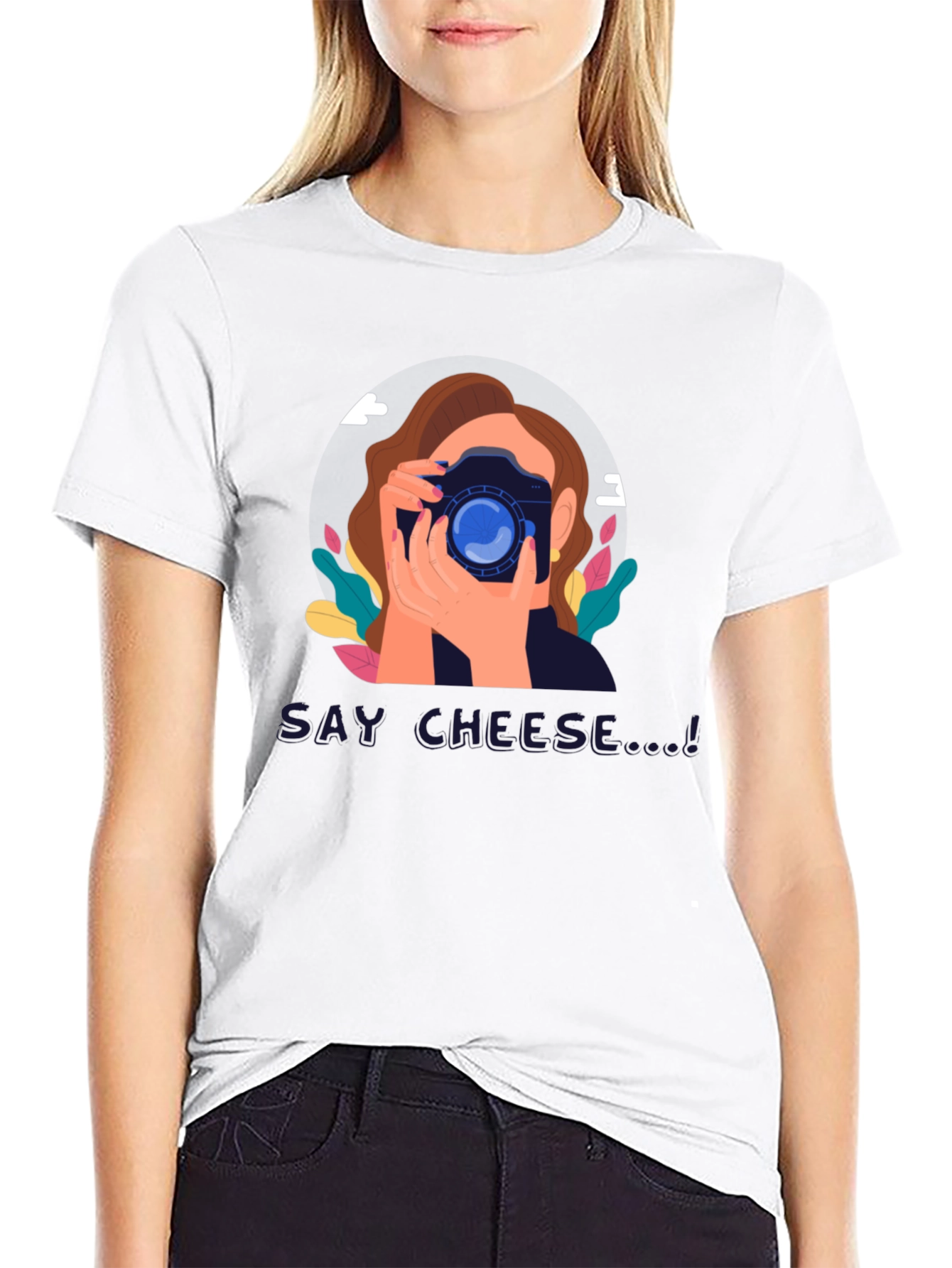 Say Cheese Graphic T-Shirt
