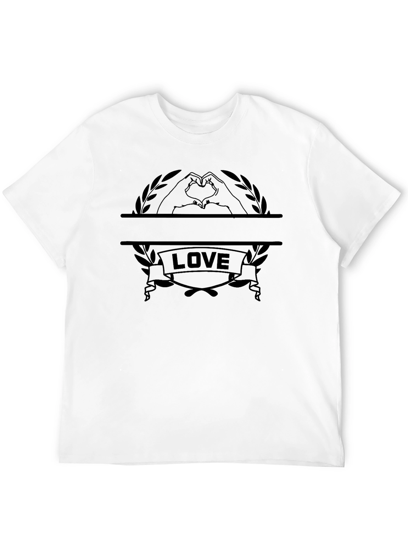 Love Hands Graphic T-Shirt - Stylish Design