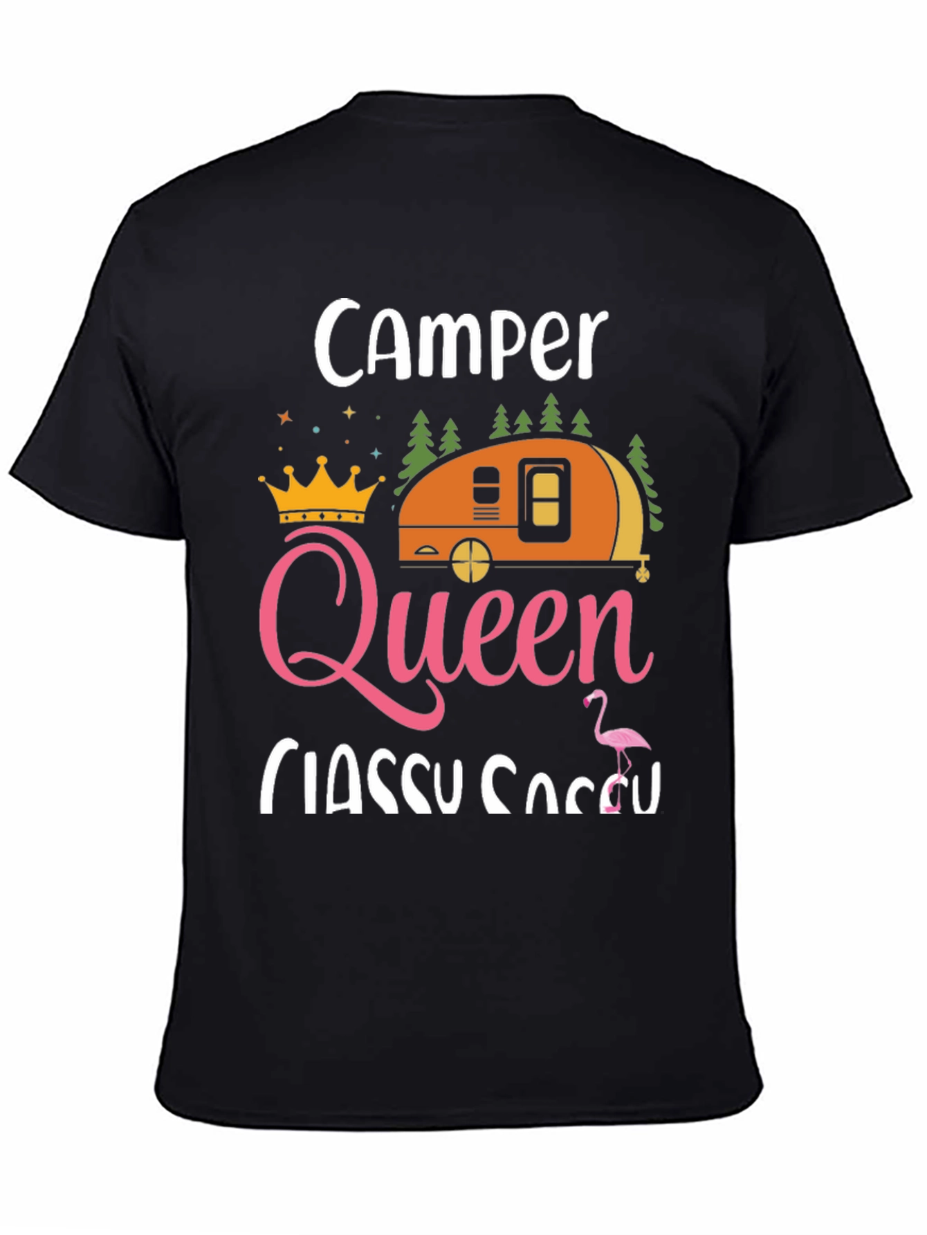 Camper Queen Classy Sassy Graphic T-Shirt