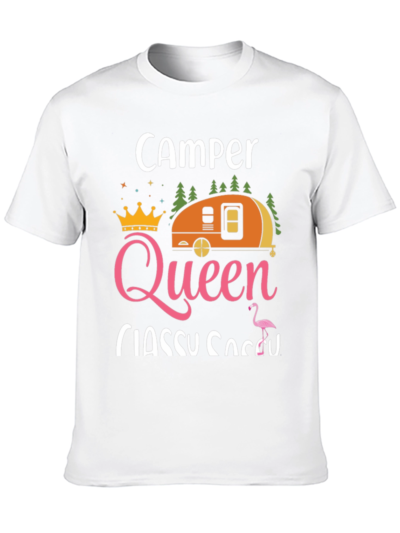 Camper Queen Classy Sassy Graphic T-Shirt