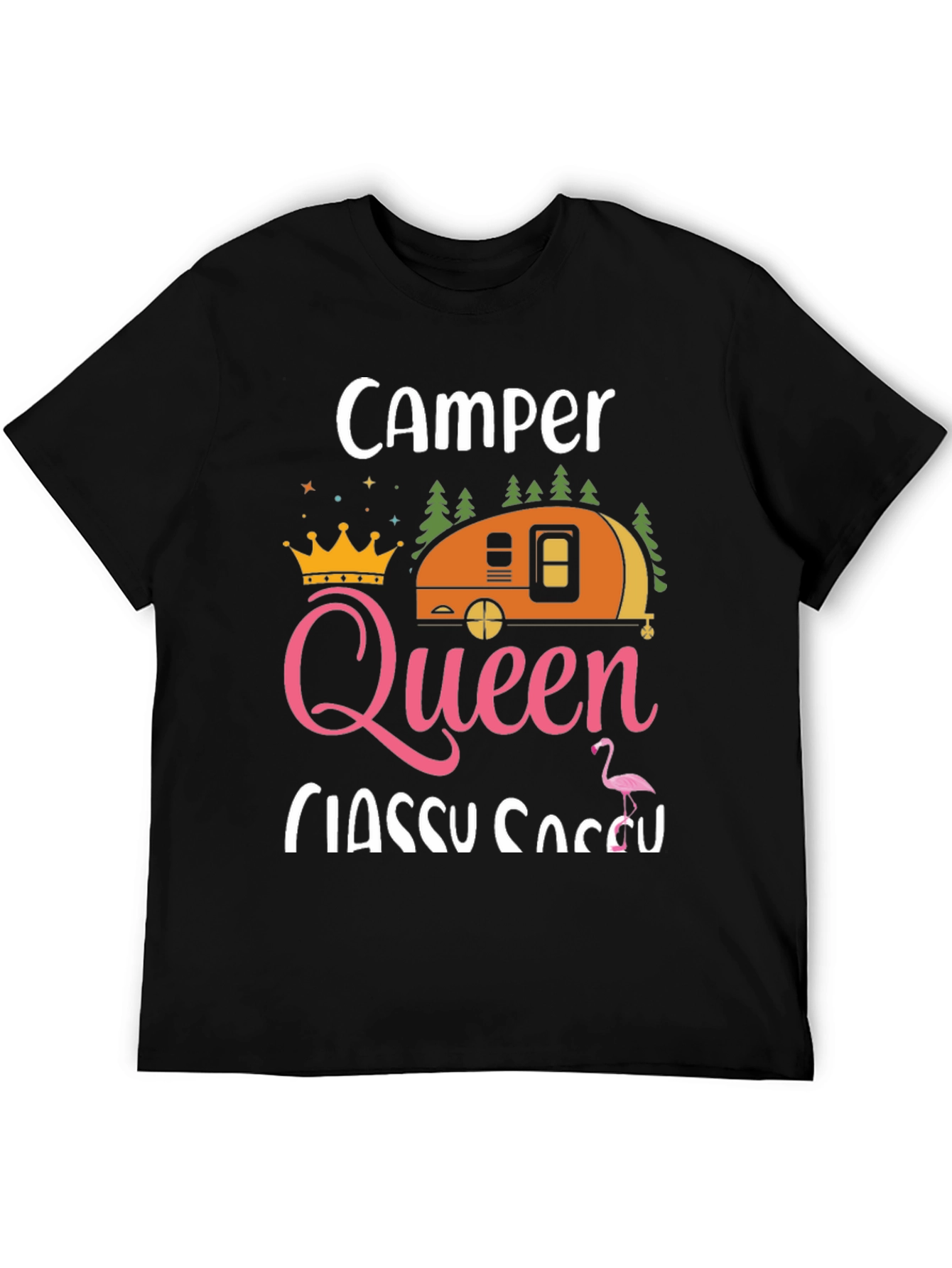 Camper Queen Classy Sassy Graphic T-Shirt
