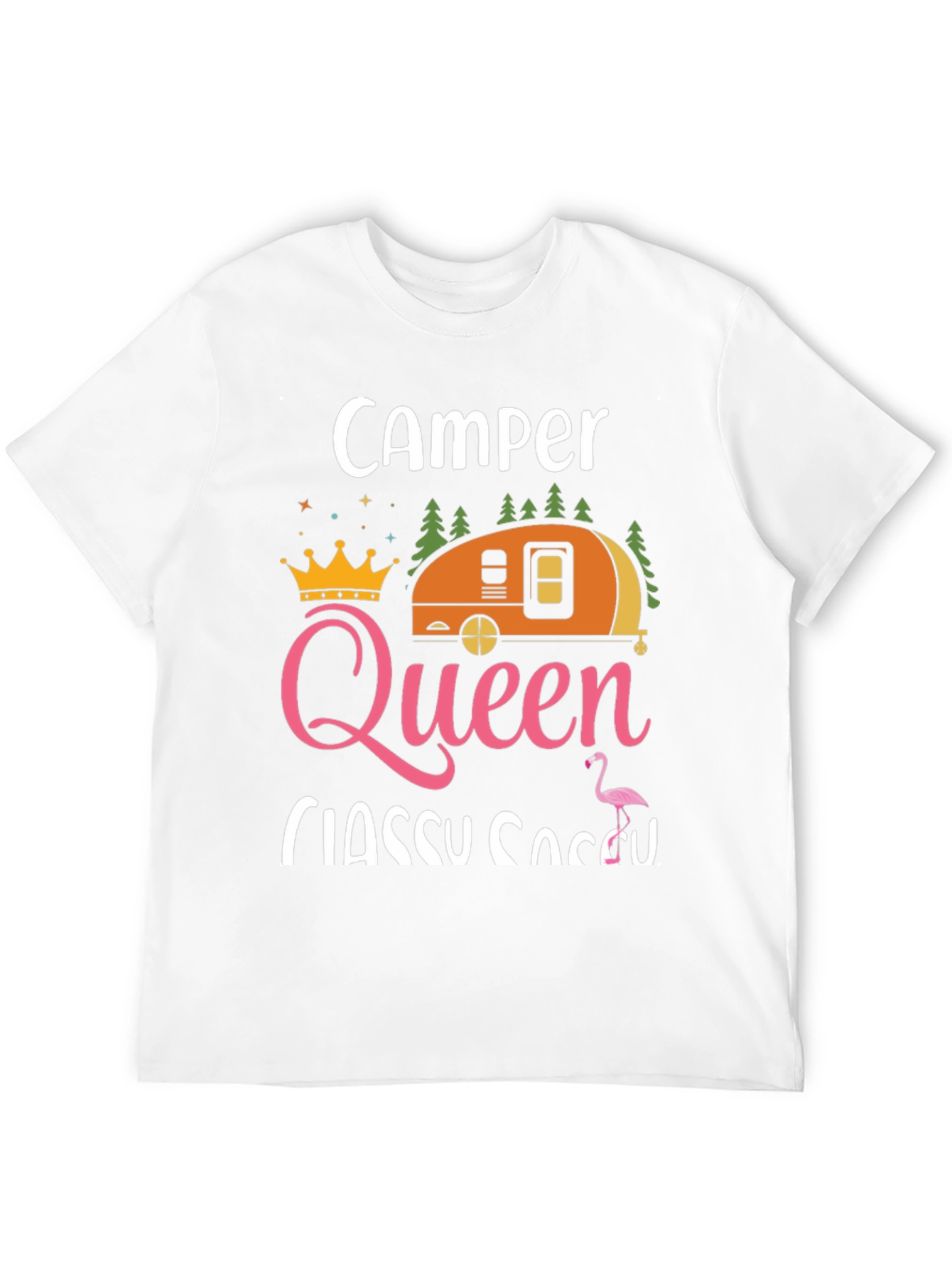 Camper Queen Classy Sassy Graphic T-Shirt