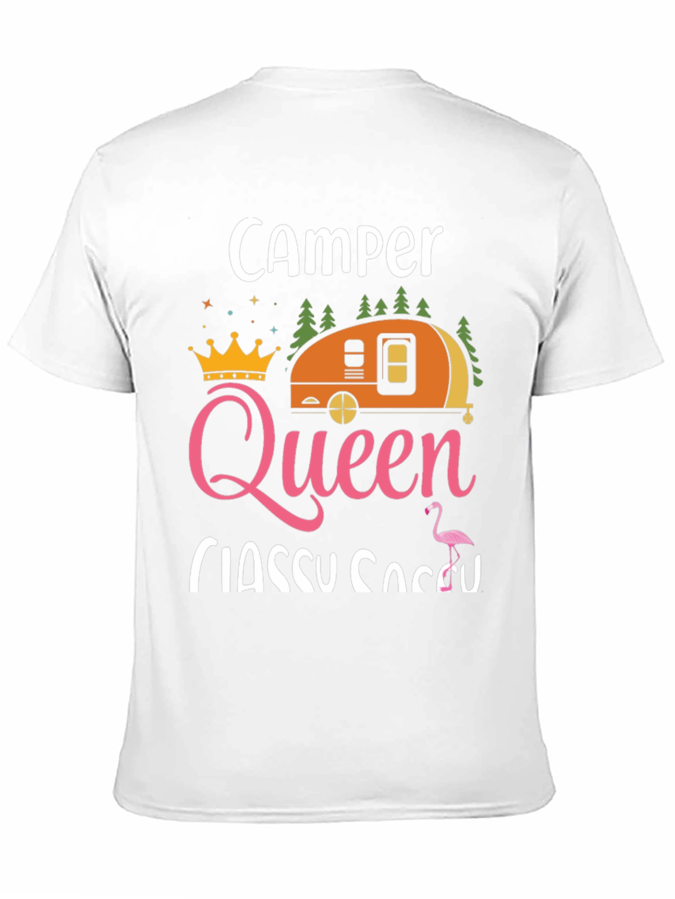 Camper Queen Classy Sassy Graphic T-Shirt
