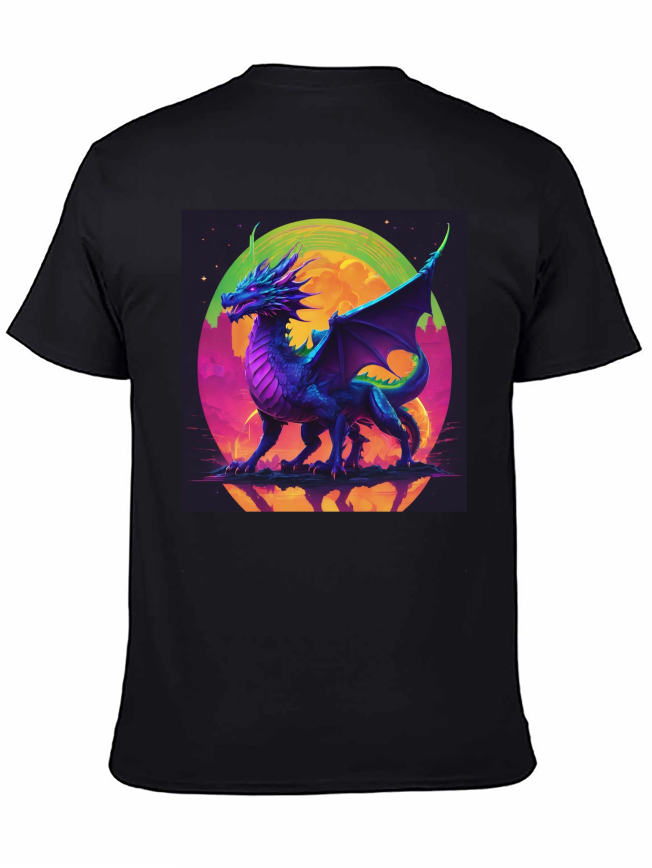 Dragon Graphic Tee - Fantasy Art T-Shirt