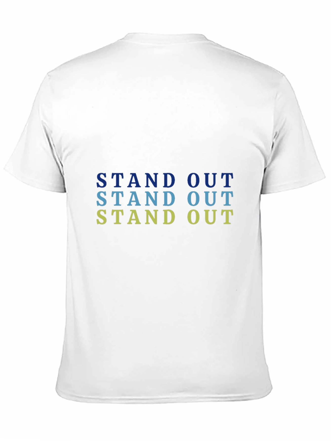 Stand Out Graphic Tee - Mens Black Cotton T-Shirt