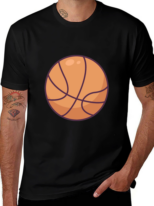 Basketball Graphic Black T-Shirt