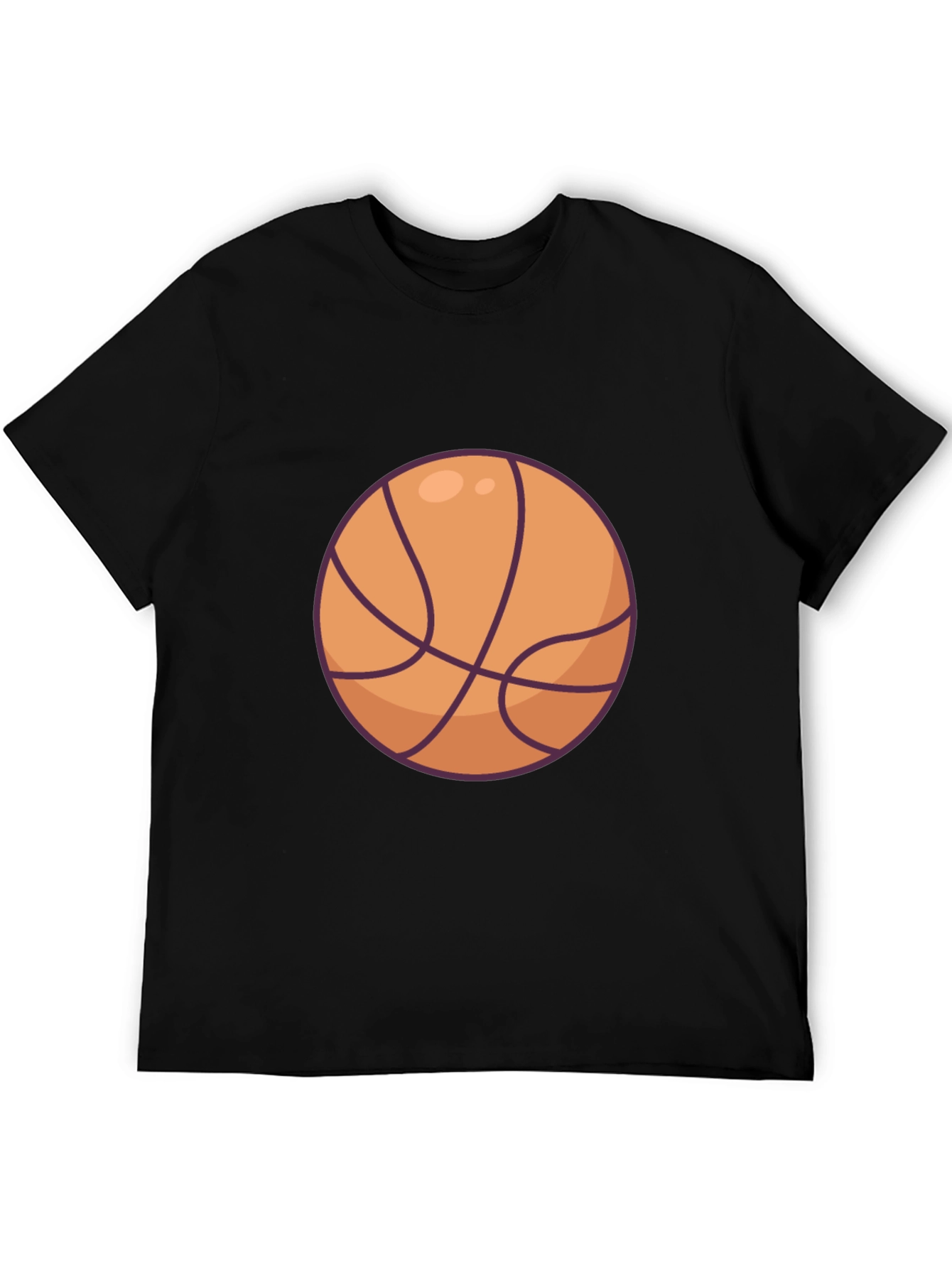 Basketball Graphic Black T-Shirt