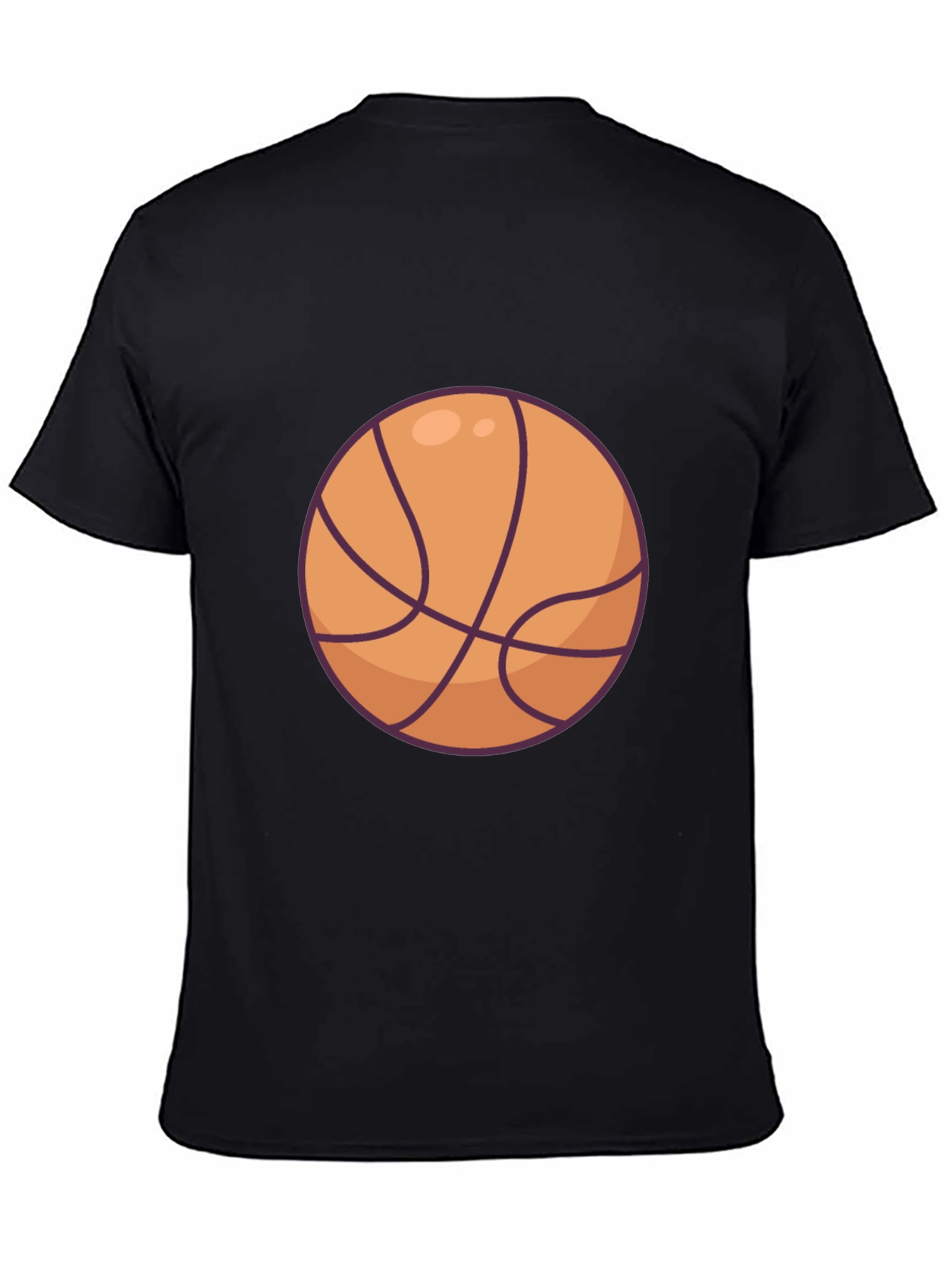 Basketball Graphic Black T-Shirt