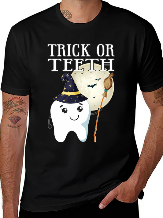 Trick or Teeth Halloween T-Shirt