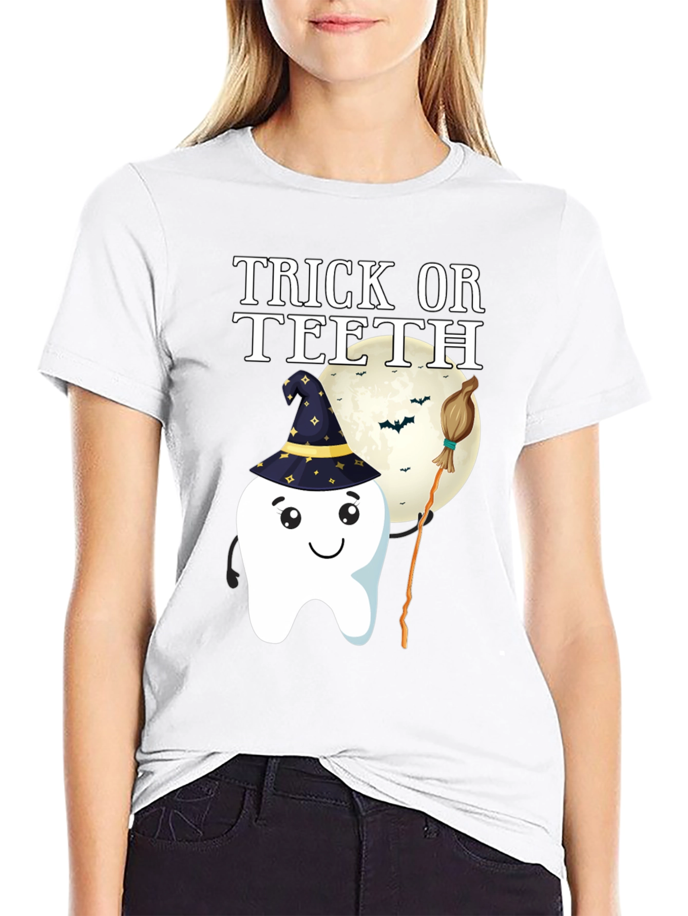 Trick or Teeth Halloween T-Shirt