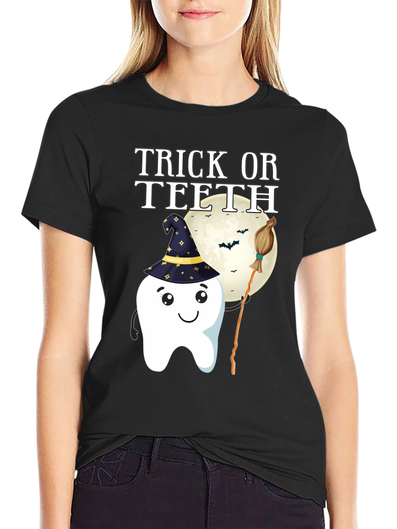 Trick or Teeth Halloween T-Shirt