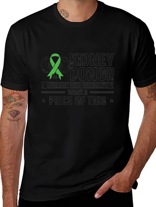 Kidney Donor Awareness Black T-Shirt