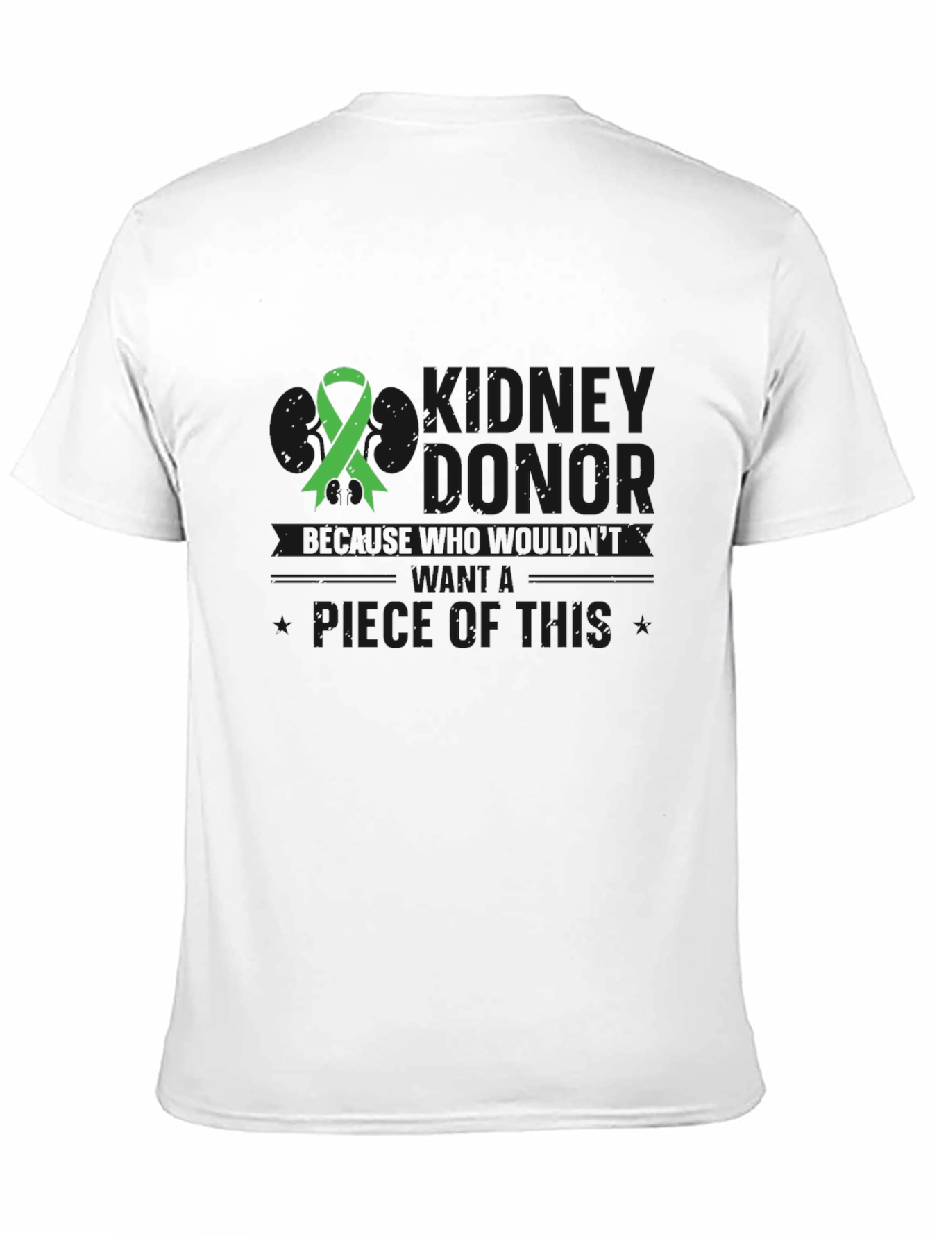 Kidney Donor Awareness Black T-Shirt