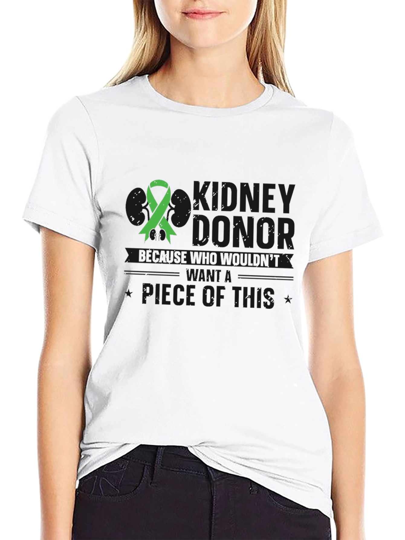 Kidney Donor Awareness Black T-Shirt
