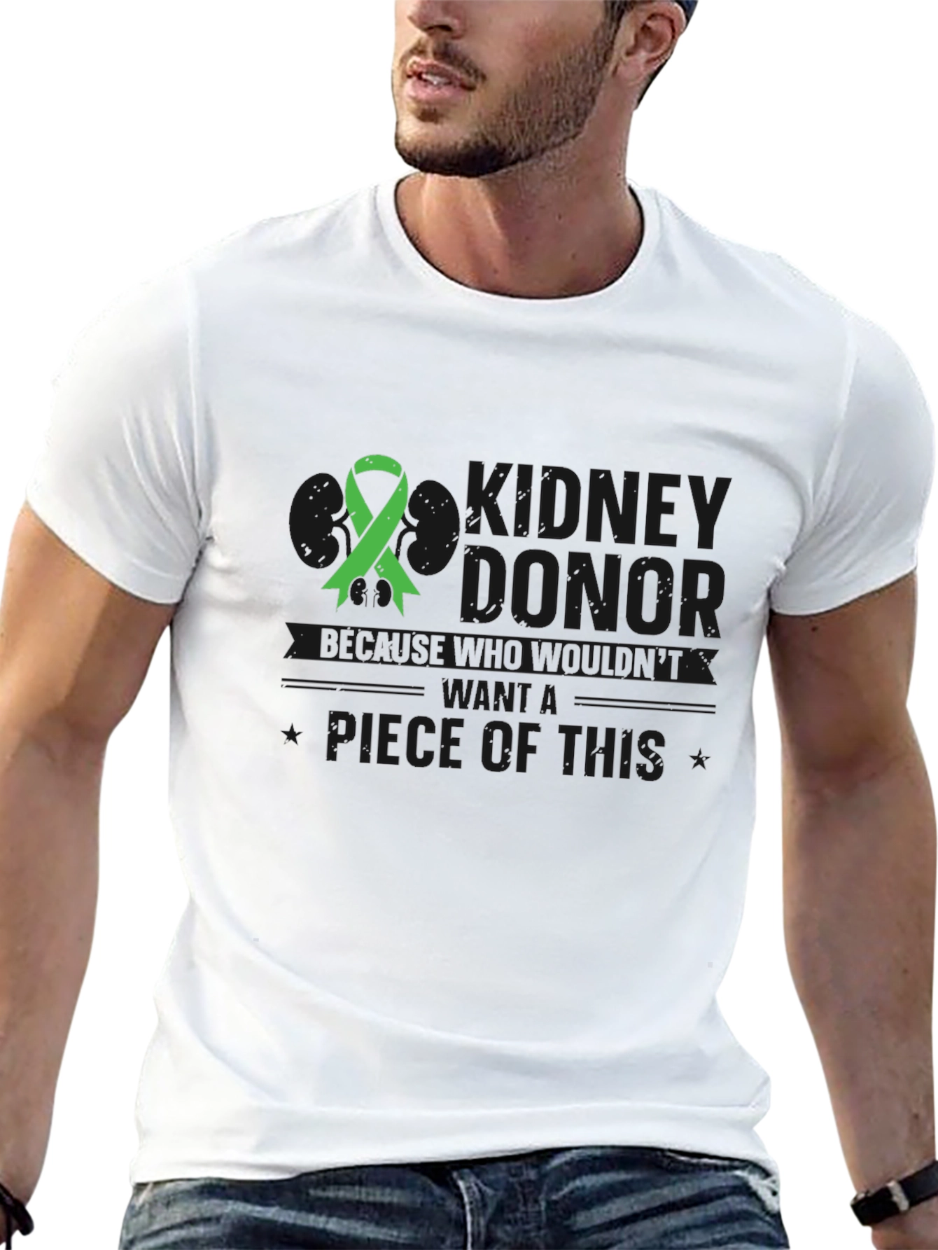 Kidney Donor Awareness Black T-Shirt