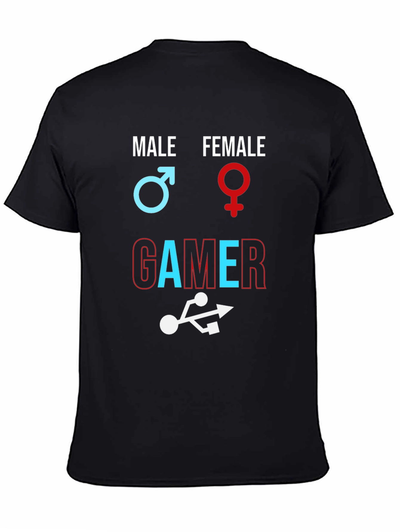 Unisex Gamer T-Shirt - Male Female Gamer Design